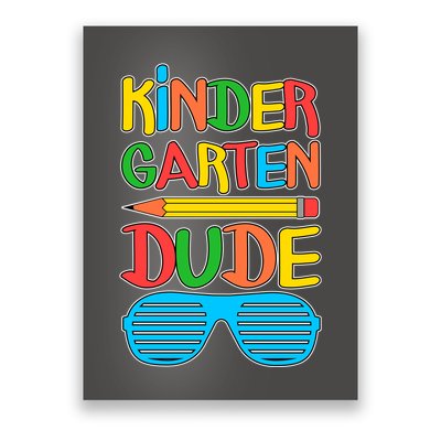Funny Kindergarten Dude Poster