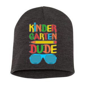 Funny Kindergarten Dude Short Acrylic Beanie