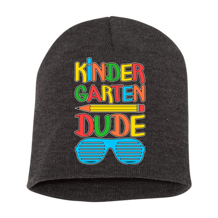 Funny Kindergarten Dude Short Acrylic Beanie