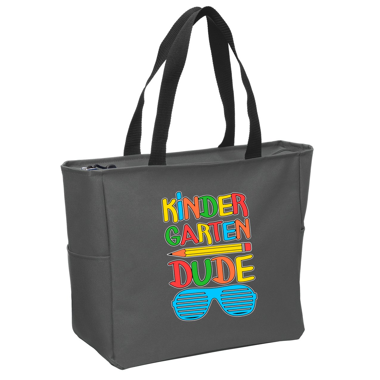 Funny Kindergarten Dude Zip Tote Bag