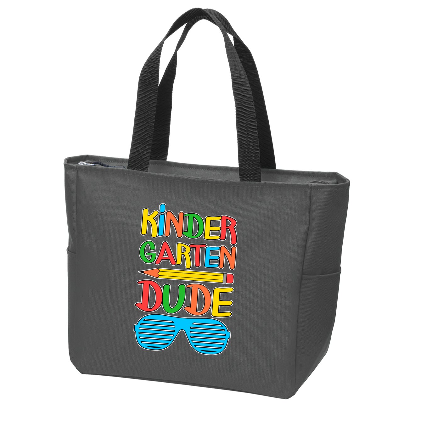 Funny Kindergarten Dude Zip Tote Bag