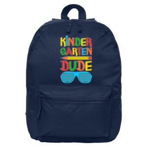 Funny Kindergarten Dude 16 in Basic Backpack