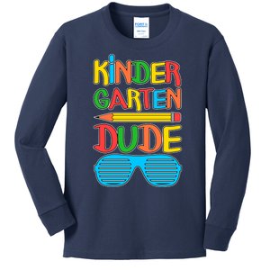 Funny Kindergarten Dude Kids Long Sleeve Shirt