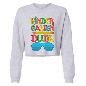 Funny Kindergarten Dude Cropped Pullover Crew