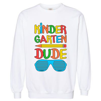 Funny Kindergarten Dude Garment-Dyed Sweatshirt