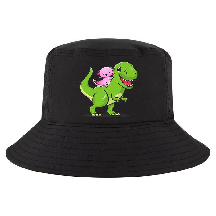 Funny Kawaii  Dino Dinosaur Axolotl Lover Cool Comfort Performance Bucket Hat