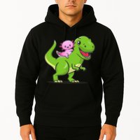 Funny Kawaii  Dino Dinosaur Axolotl Lover Hoodie