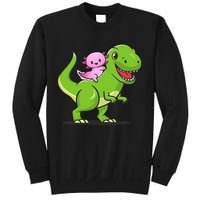 Funny Kawaii  Dino Dinosaur Axolotl Lover Sweatshirt