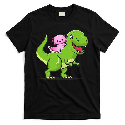 Funny Kawaii  Dino Dinosaur Axolotl Lover T-Shirt