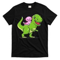 Funny Kawaii  Dino Dinosaur Axolotl Lover T-Shirt