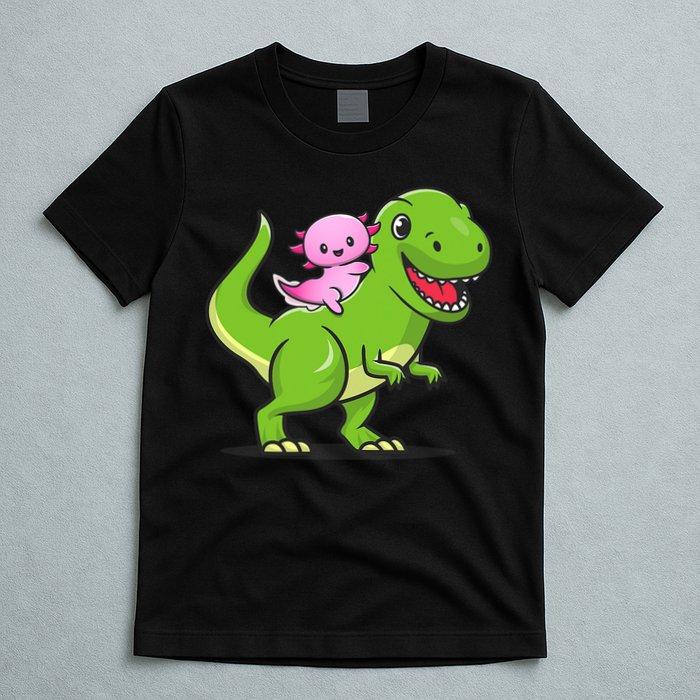 Funny Kawaii  Dino Dinosaur Axolotl Lover T-Shirt