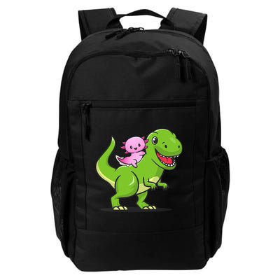 Funny Kawaii  Dino Dinosaur Axolotl Lover Backpack