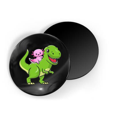 Funny Kawaii  Dino Dinosaur Axolotl Lover Magnet