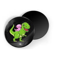 Funny Kawaii  Dino Dinosaur Axolotl Lover Magnet