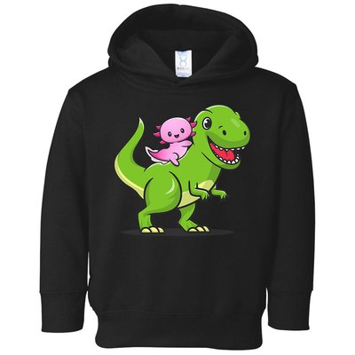 Funny Kawaii  Dino Dinosaur Axolotl Lover Toddler Hoodie