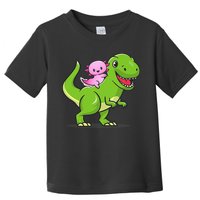 Funny Kawaii  Dino Dinosaur Axolotl Lover Toddler T-Shirt