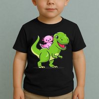 Funny Kawaii  Dino Dinosaur Axolotl Lover Toddler T-Shirt