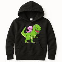 Funny Kawaii  Dino Dinosaur Axolotl Lover Kids Hoodie