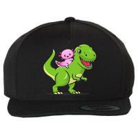 Funny Kawaii  Dino Dinosaur Axolotl Lover Wool Snapback Cap