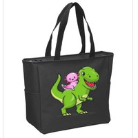 Funny Kawaii  Dino Dinosaur Axolotl Lover Zip Tote Bag