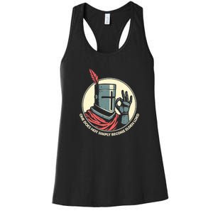 Funny Knight Elden Lord Gaming Meme Parody Women's Racerback Tank