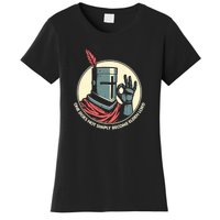 Funny Knight Elden Lord Gaming Meme Parody Women's T-Shirt