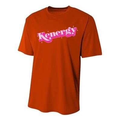 Funny Kenergy Energy Logo Performance Sprint T-Shirt