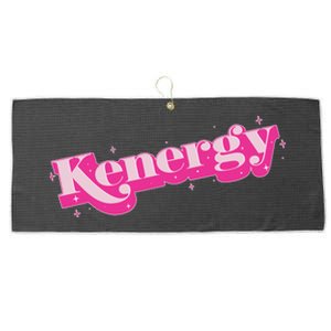 Funny Kenergy Energy Logo Large Microfiber Waffle Golf Towel