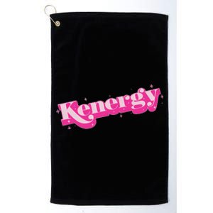 Funny Kenergy Energy Logo Platinum Collection Golf Towel