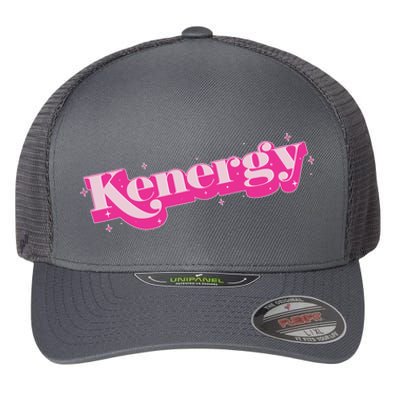 Funny Kenergy Energy Logo Flexfit Unipanel Trucker Cap