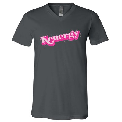 Funny Kenergy Energy Logo V-Neck T-Shirt