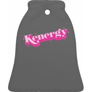 Funny Kenergy Energy Logo Ceramic Bell Ornament