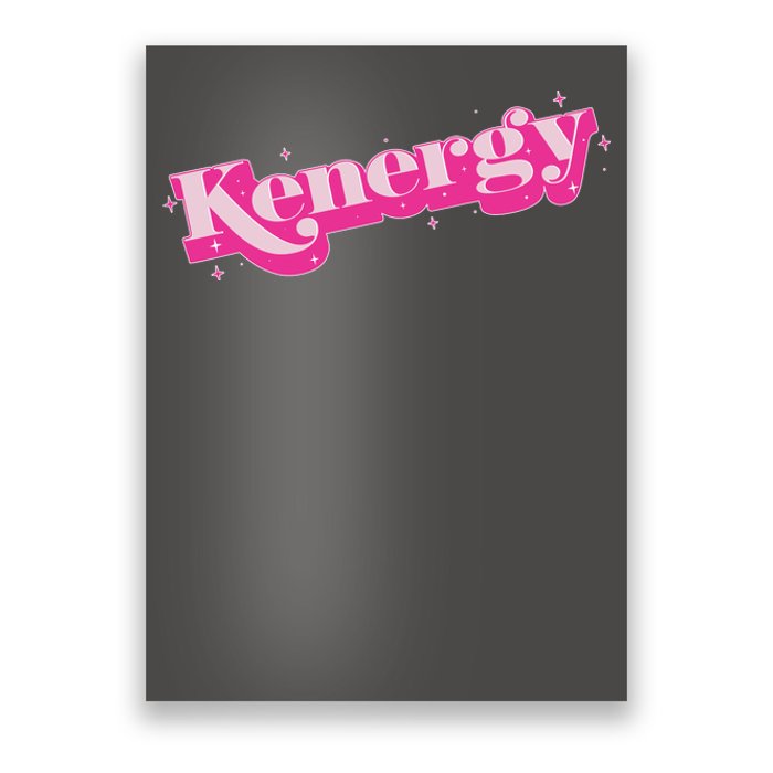 Funny Kenergy Energy Logo Poster