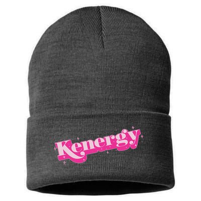 Funny Kenergy Energy Logo Sustainable Knit Beanie