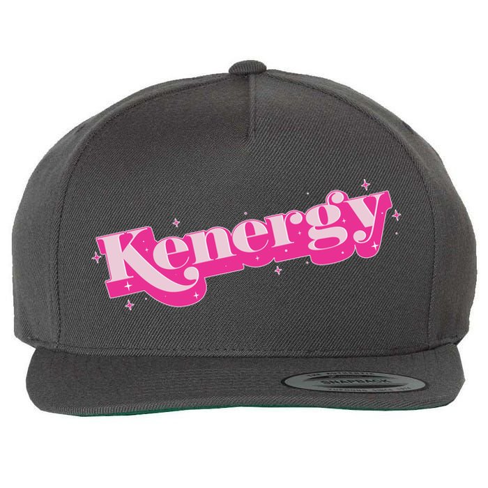 Funny Kenergy Energy Logo Wool Snapback Cap