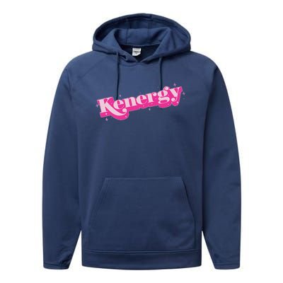 Funny Kenergy Energy Logo Performance Fleece Hoodie