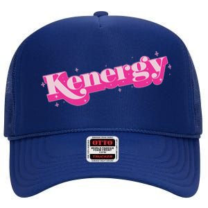 Funny Kenergy Energy Logo High Crown Mesh Back Trucker Hat