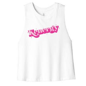 Funny Kenergy Energy Logo Women's Racerback Cropped Tank