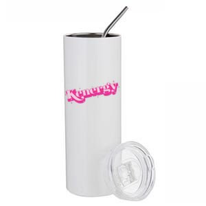 Funny Kenergy Energy Logo Stainless Steel Tumbler