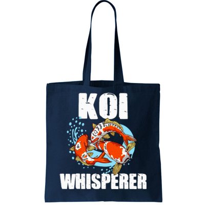 Funny Koi Fish Gift Cool Koi Whisperer Fish Lover Tote Bag