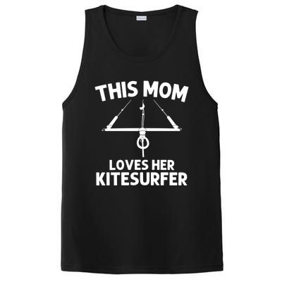 Funny Kitesurfing For Mom Mother Kiteboarding Kite Surfing Gift PosiCharge Competitor Tank