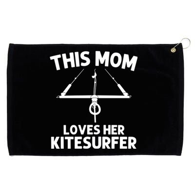 Funny Kitesurfing For Mom Mother Kiteboarding Kite Surfing Gift Grommeted Golf Towel