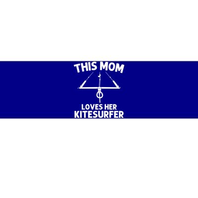 Funny Kitesurfing For Mom Mother Kiteboarding Kite Surfing Gift Bumper Sticker