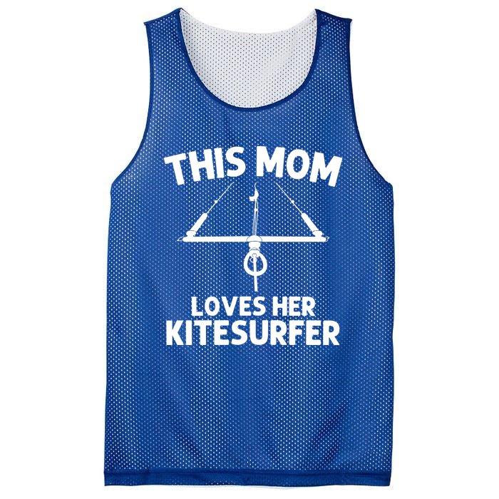 Funny Kitesurfing For Mom Mother Kiteboarding Kite Surfing Gift Mesh Reversible Basketball Jersey Tank