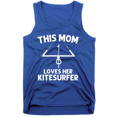 Funny Kitesurfing For Mom Mother Kiteboarding Kite Surfing Gift Tank Top