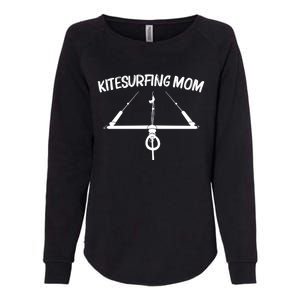 Funny Kitesurfing For Mom Mother Kiteboarding Kite Surfing Gift Womens California Wash Sweatshirt