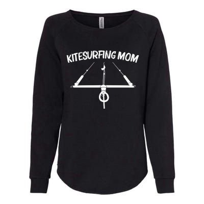 Funny Kitesurfing For Mom Mother Kiteboarding Kite Surfing Gift Womens California Wash Sweatshirt