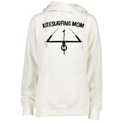 Funny Kitesurfing For Mom Mother Kiteboarding Kite Surfing Gift Womens Funnel Neck Pullover Hood