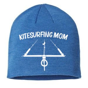 Funny Kitesurfing For Mom Mother Kiteboarding Kite Surfing Gift Sustainable Beanie