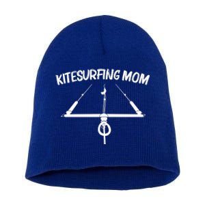 Funny Kitesurfing For Mom Mother Kiteboarding Kite Surfing Gift Short Acrylic Beanie